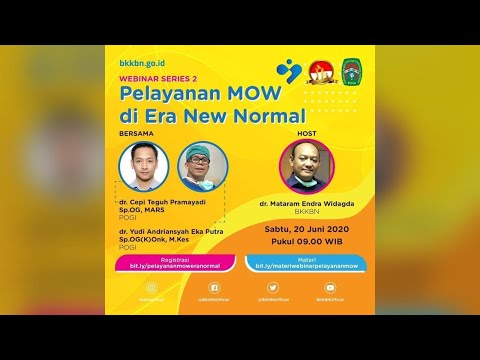 Webinar "Pelayanan MOW di Era New Normal"