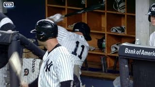Gardner destroys recycling bin with bat