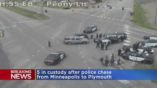 5 Arrested, Weapons Seized In Multi-City Police Chase