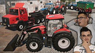Wymiana Starych Ciągników Na Nowego 😍 Ciężkie Żniwa Owsa [Nowy Transport] 😱 Po Sąsiedzku" #81 FS19