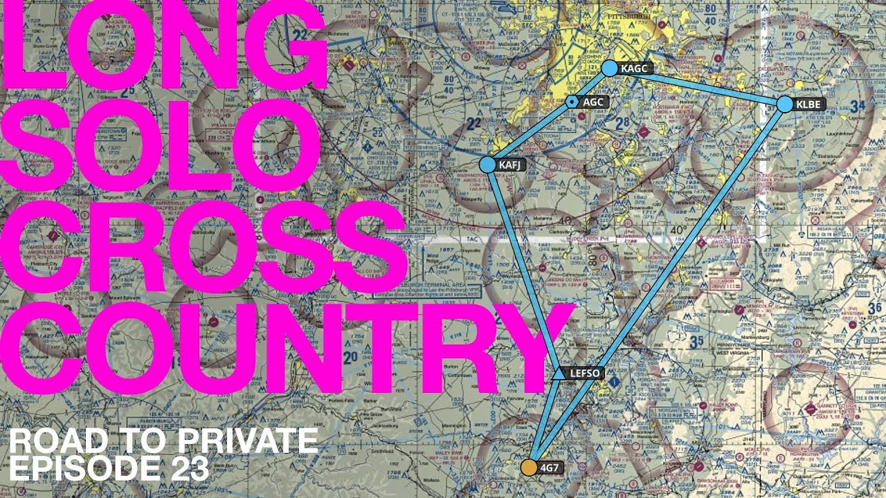 Студент-пилот, одиночный перелёт по пересеченной местности на Cessna 172 — Дорога к частному лицу...