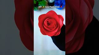 Diy Paper Rose Easy Paper Flower Making Trending Craft Idea For Teachers Day 2025