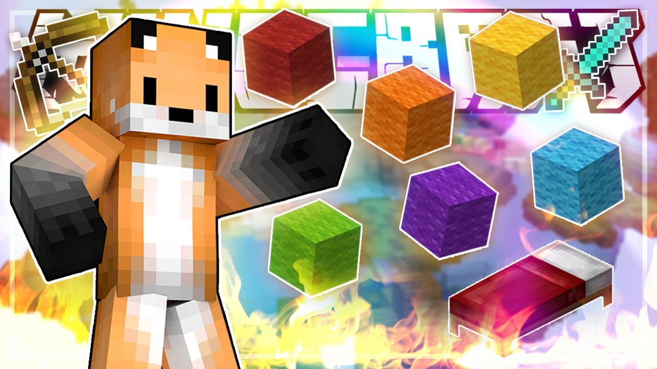 RAINBOW WOOL CHALLENGE! Insane Bed Wars games! YouTube