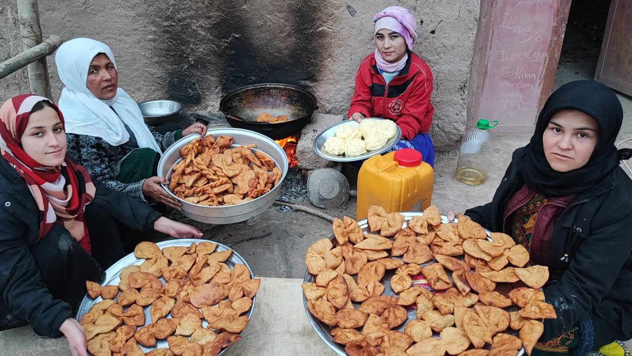 Ramadan Iftar Cooking for a Family of 16 | Afghan Village Life 🌙🍲