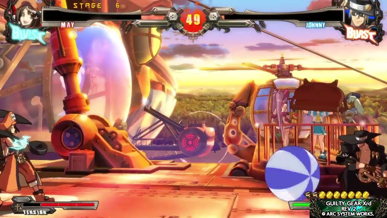 May's beachball go BONK