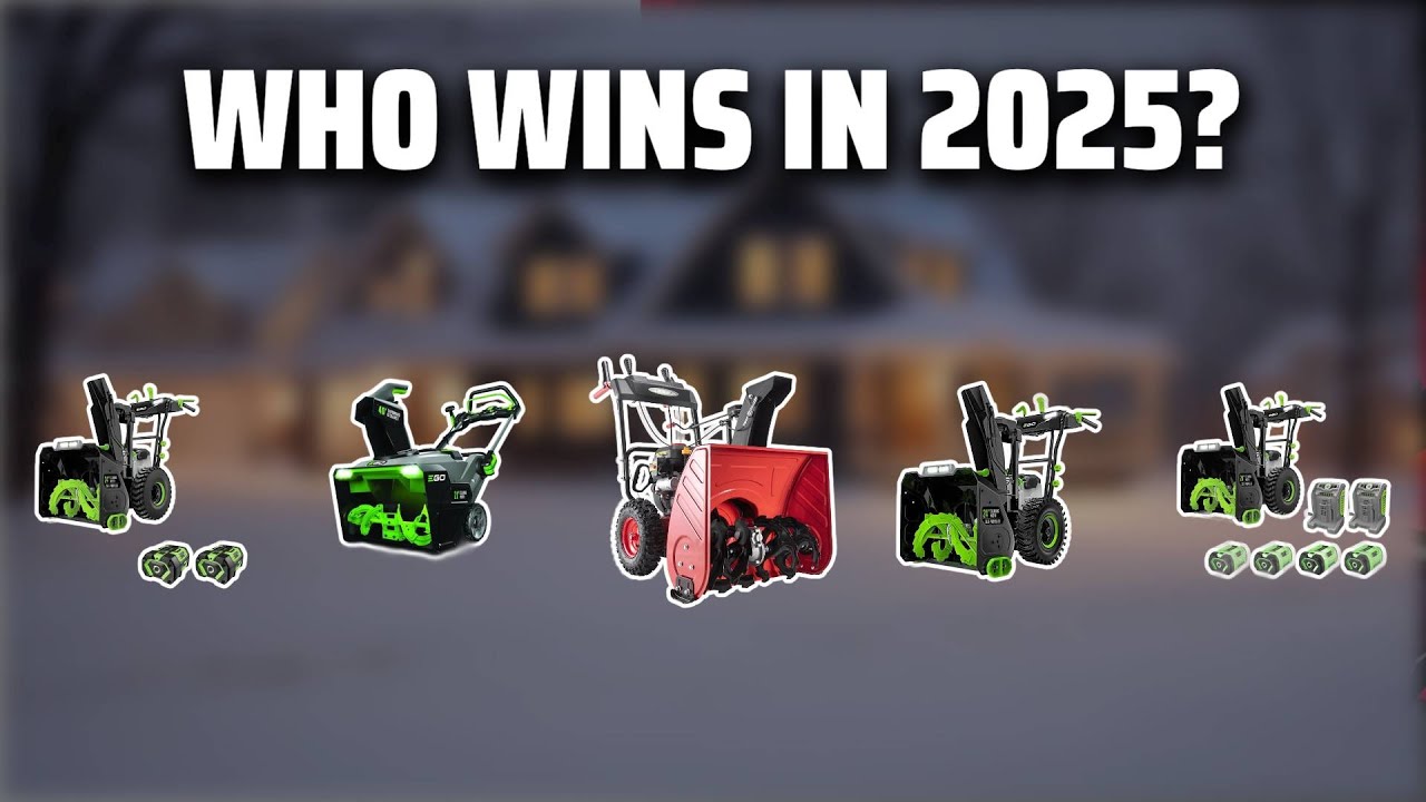 The Top 5 Best Two-Stage Battery Snow Blower in 2025 - Must Watch ...