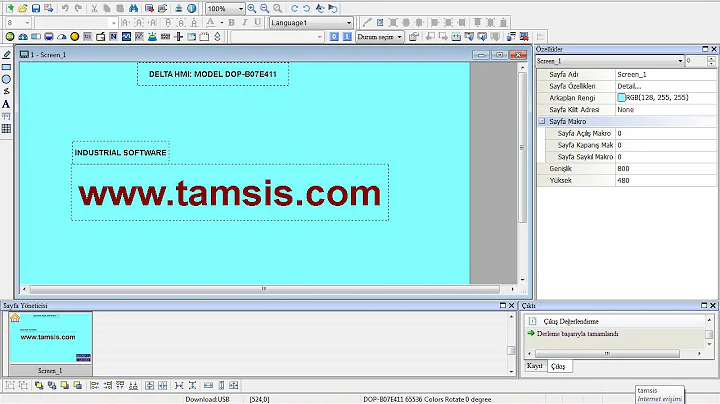 DELTA HMI software USB download