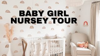 NURSERY TOUR | BABY GIRL NURSERY DECOR  | BABY ROOM TOUR