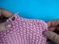 Как закрыть петли  - Русский способ - Crochet bind off - Вязание спицами