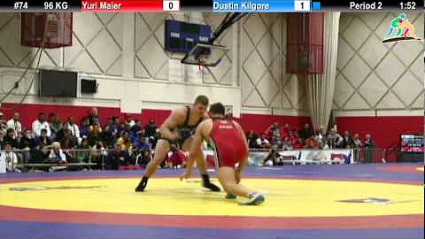 2012 Pan Am: 96 KG 1st Place: Yuri Maier (ARG) vs....