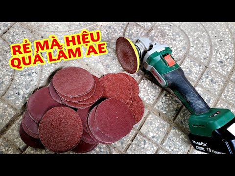 Video Nhám tròn lắp máy mài cầm tay ĐA NĂNG - youtube