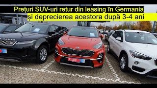 Cât (mai) costă un SUV / Crossover retur din leasing în Germania și cât e deprecierea după 3-4 ani