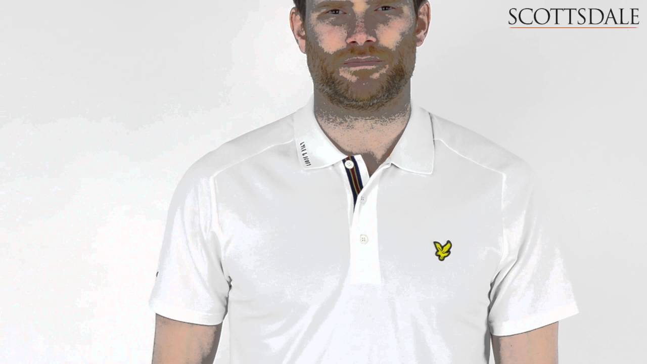 Lyle & Scott Kelso Tech Pique Polo Shirt White