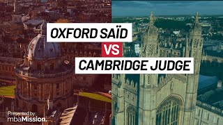 Oxford Said vs. Cambridge Judge