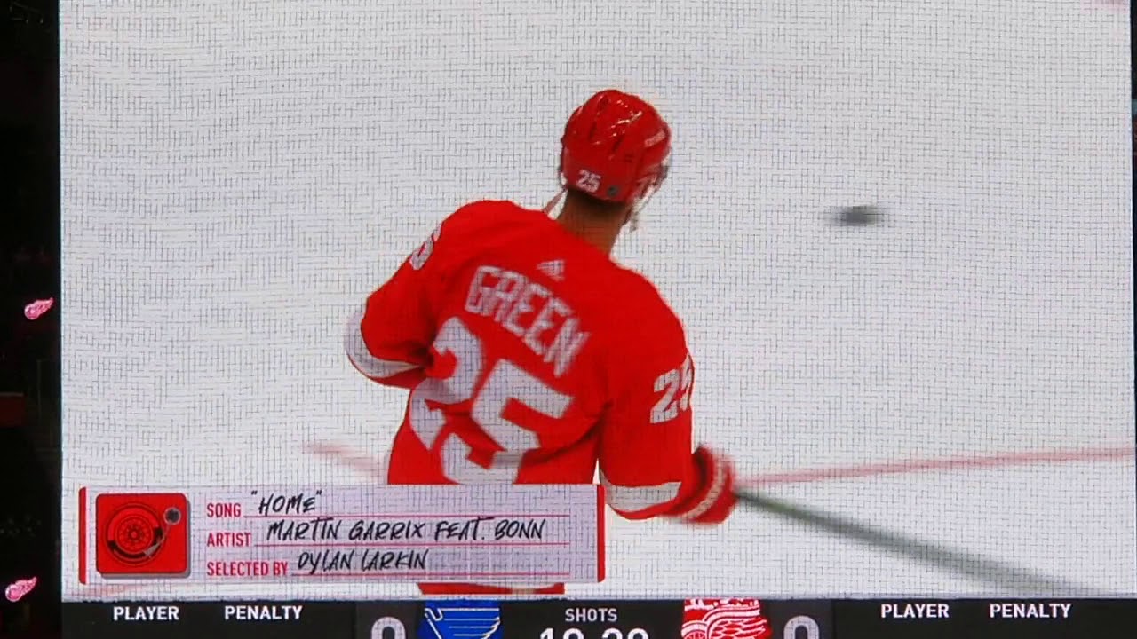 2019 Detroit Red Wings Warm Ups (VS STL)