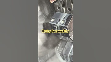 Boring bar. working #bcmmachine #cncmachine #machine #cncmachineoperating