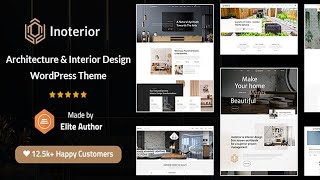 Inoterior - Architecture & Interior Designer WordPress Theme + RTL Free Download
