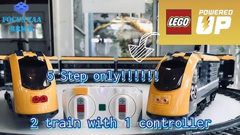 Tutorial:5 Steps to connect LEGO powered up 2train with 1 controller