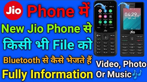 New Jio Phone Files Transfer With Old Jio Phone!! Bluetooth?
