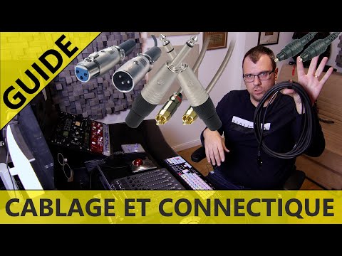 Le cablage audio en studio