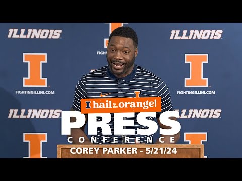 Illini Football | Corey Parker Press Conference 5/21/24