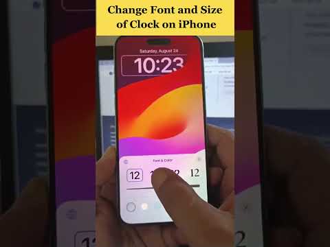 How to Change Font and Size of Clock on iPhone | iPhone Clock Settings | Tech Trek