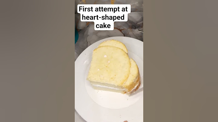 First heart-shaped cake 😃               #cake #caketutorial #beginnerbaking #heartshapecakedesign