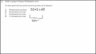 Q22 SAMPLE MATHS TEST 2 Solution