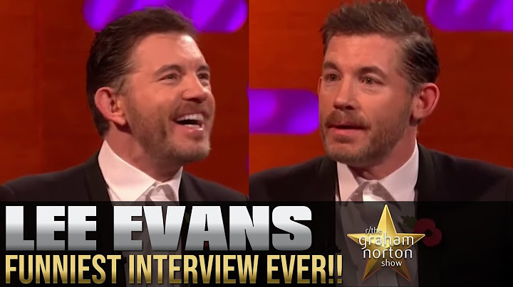 Lee Evans - Very funny interview on Graham Norton (Full Version)