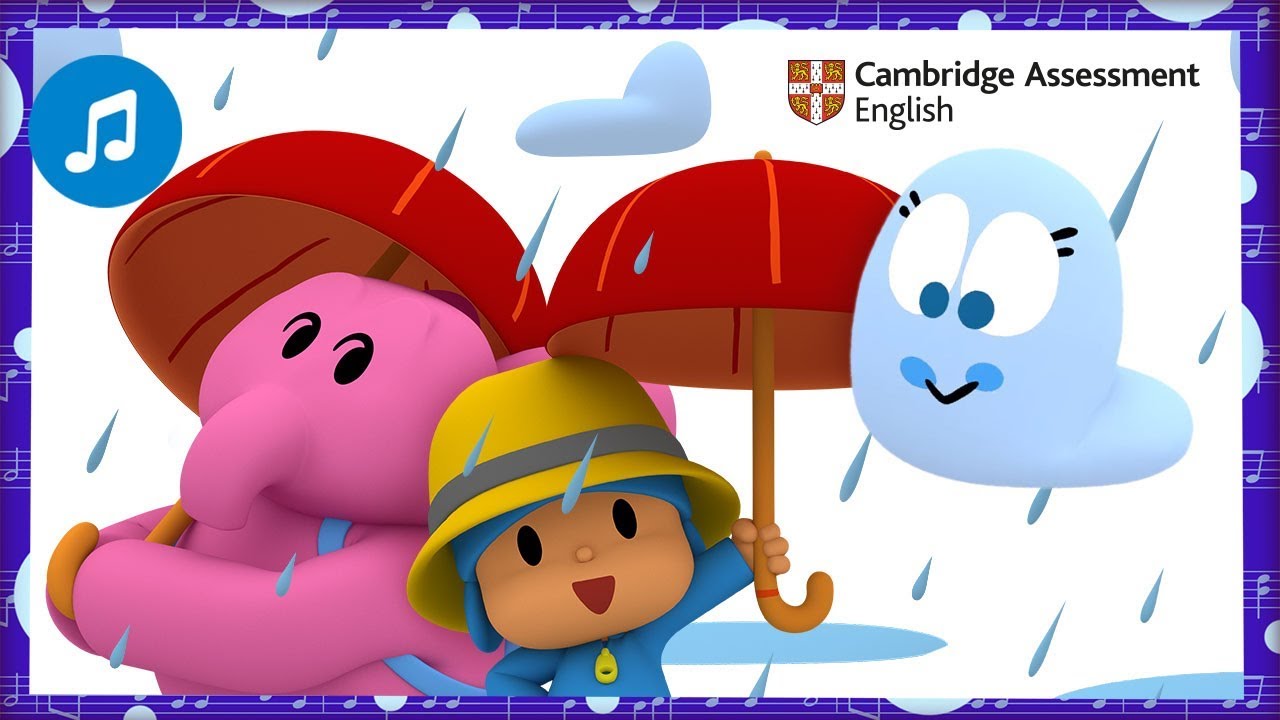 Pocoyo Italiano Impara L Inglese Con Cambridge Rain Rain Go Away Cartoni Animati Per Bambini