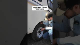 Single Axle Trailers Are Killing Your Tires and Here Is Why #shorts