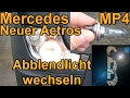 Sascha tauscht ein Abblendlicht im Mercedes Neuer Actros (MP4) - Birne wechseln Scheinwerfer defekt