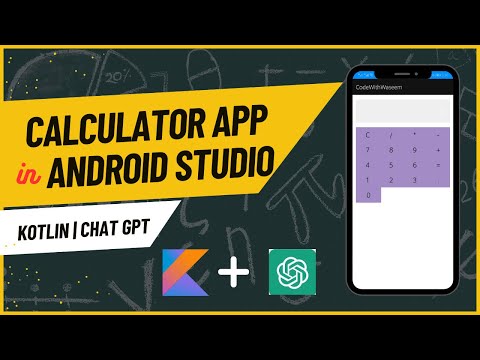 How to create Calculator App in Android Studio | Kotlin | Chat GPT