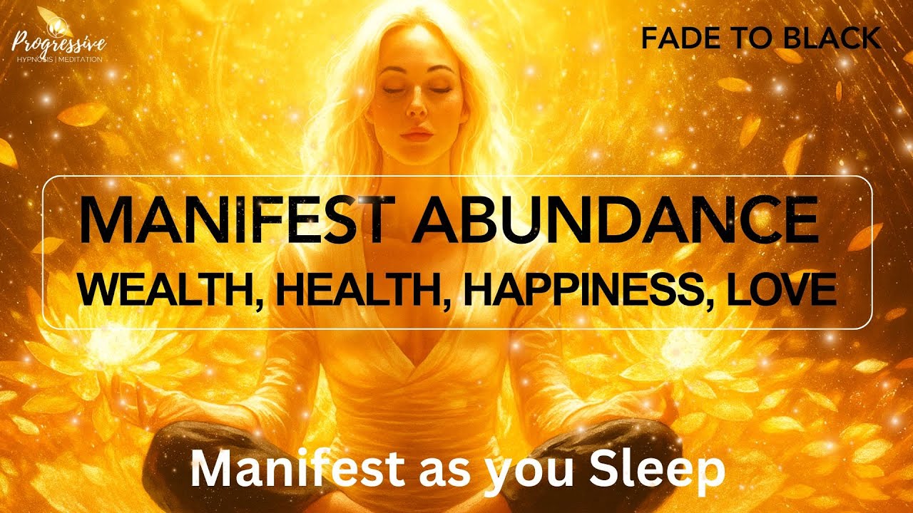 Abundance Affirmations as you Sleep; Attract Wealth, Health, Happiness & Love; Enhance your Life