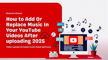 How To Add Or Replace Audio In Youtube Video After Upload | Mute Audio In Youtube Video After Upload