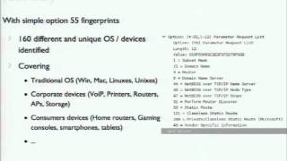 DEFCON 19: Fingerbank — Open DHCP Fingerprints Database