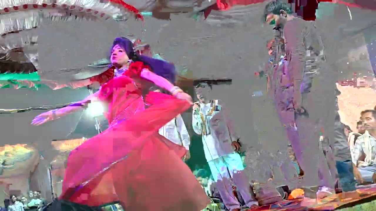 ग्राम ख़ुटला में निमाड़ी गम्मत मंगलू कॉमेडियन 