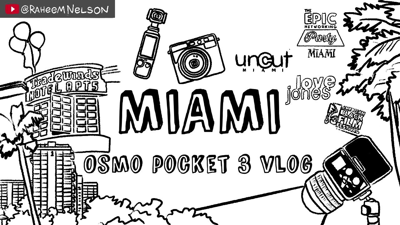 Exploring Miami with the Osmo Pocket 3 | Travel Vlog