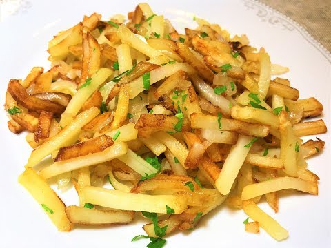 ЖАРЕНАЯ КАРТОШКА. Как Вкусно Пожарить. 10 ОСНОВНЫХ ПРАВИЛ для начинающих. Fried Potatoes.