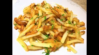 ЖАРЕНАЯ КАРТОШКА. Как Вкусно Пожарить. 10 ОСНОВНЫХ ПРАВИЛ для начинающих. Fried Potatoes  .