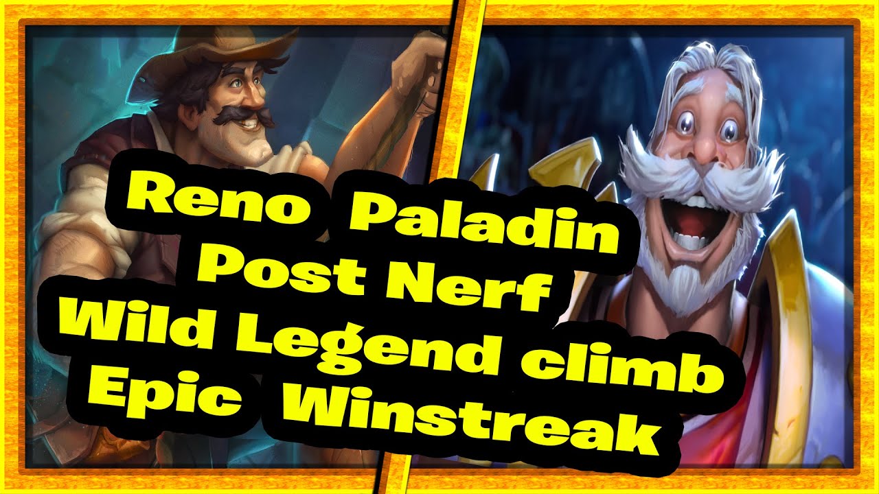Hearthstone | Sunken City | Wild Format is playable again | Reno Paladin, Post nerf.