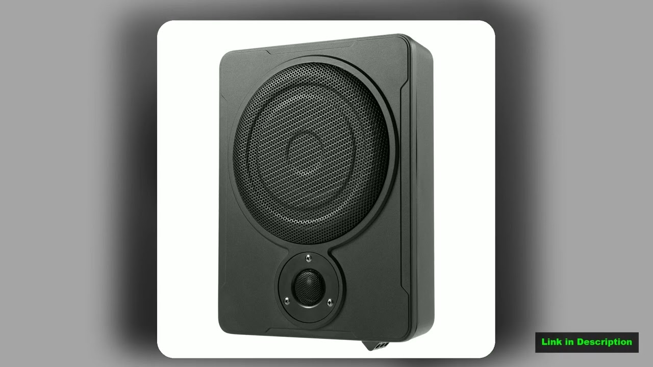 8 Inch 200W Car UnderSeat Active Subwoofer Power Amplifier Bass Box Car Ultra Slim Subwoofer Car