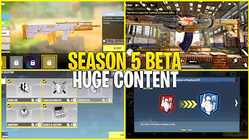 NEW S5 TEST SERVER CONTENTS|  PERSISTENCE NERF |NEW MYTHIC INSPECTION |NEW GUNS & MORE CODM LEAKS S5