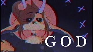 g o d [meme animation, VHS]