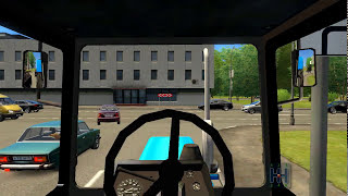 City Car Driving - DRIVING a TRACTOR in MOSCOW screenshot 5