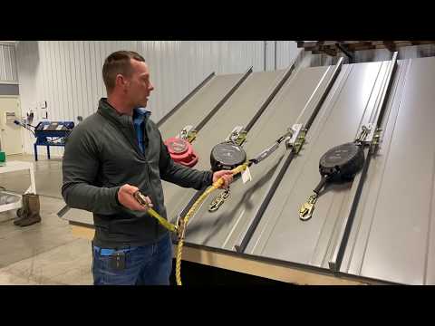Standing Seam Roof Tie Off Point