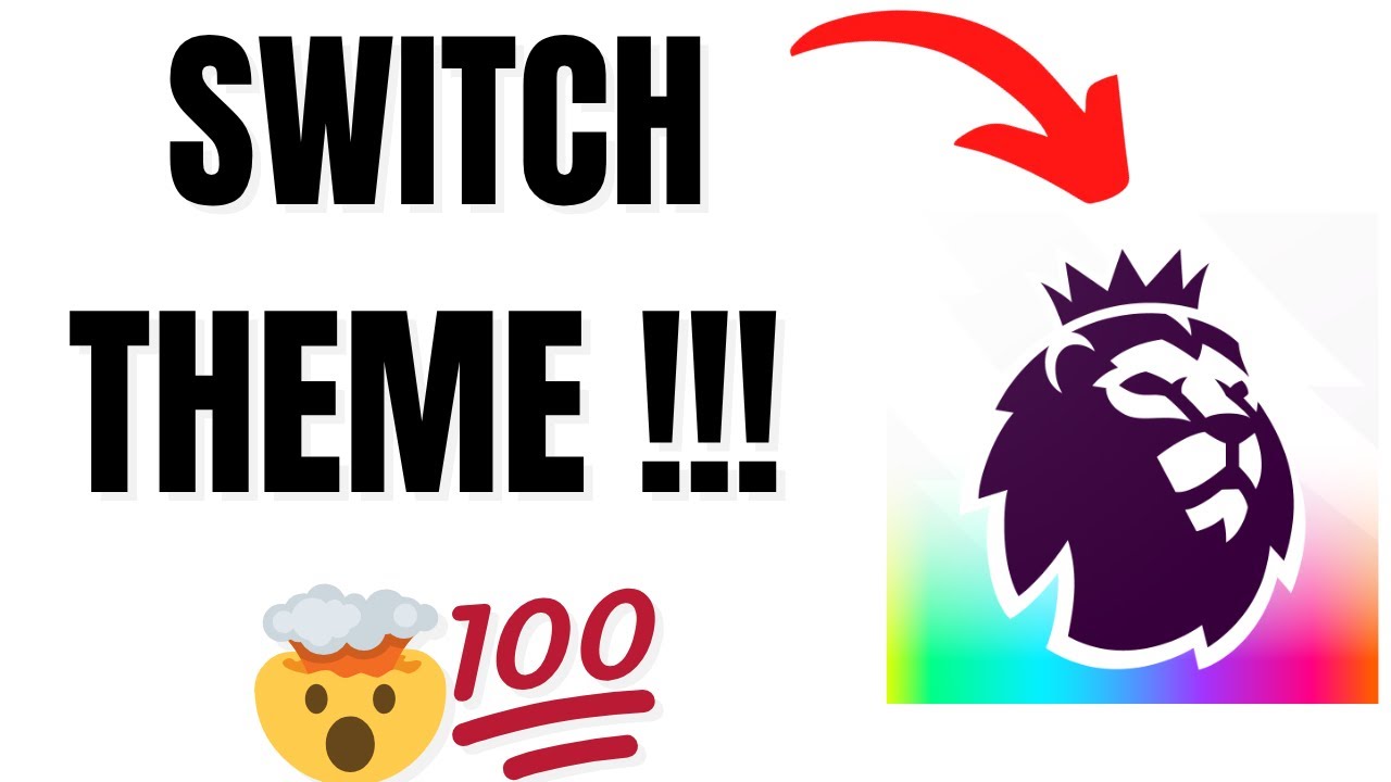 How to Switch Theme on Premier League App - Dark Mode Guide!