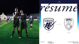 Le résume de AF Virois - Vannes OC : Une deuxième victoire de suite. (5-1) 🔥