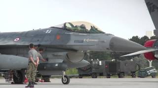 Exercise Anatolian Eagle Raf Typhoon Pilot And Turkish F16 Pilot Walk And Talk