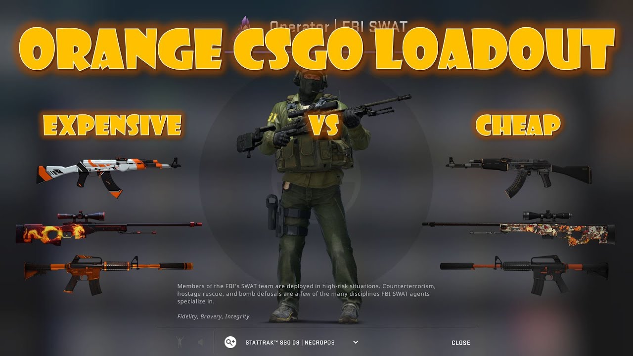 Orange CSGO Loadout - YouTube